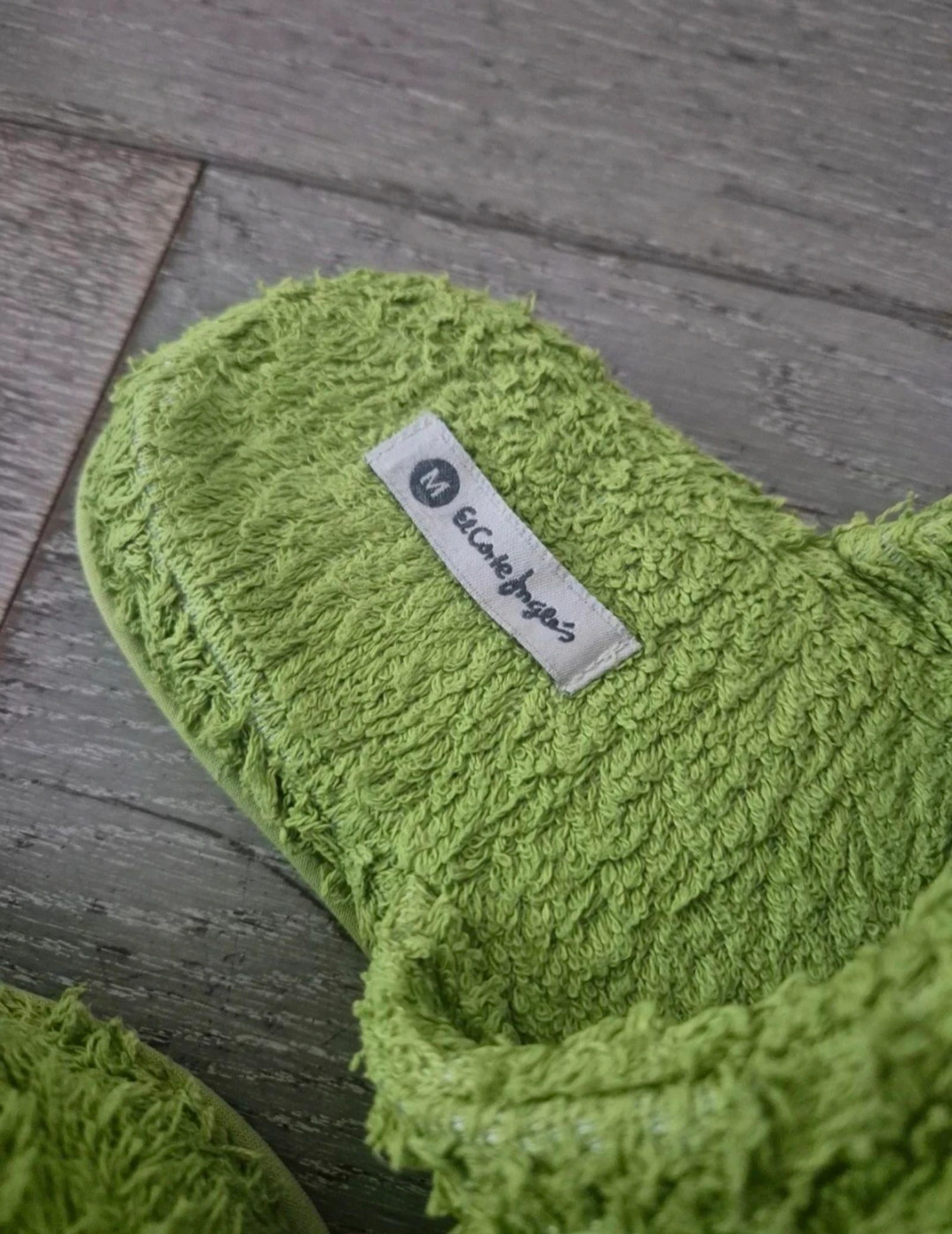Tênis toalla verde. Unissex. El Corte Inglés. Tamanho M – photo 4